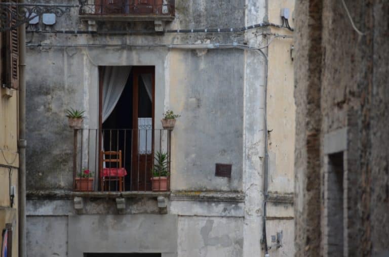 Stilo – balcony, July 2015 (Calabria)