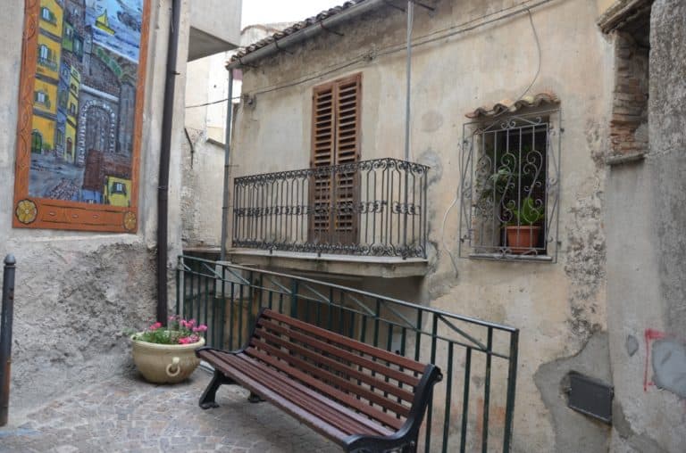 Stilo – bench, July 2015 (Calabria)