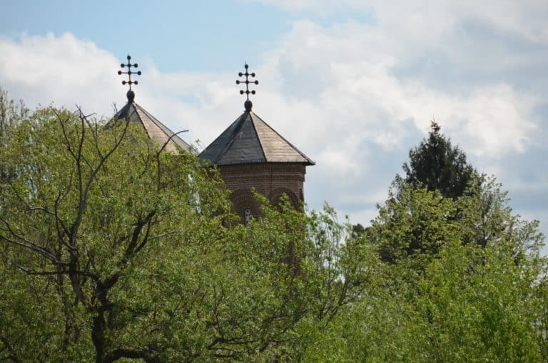 Romania, Snagov – church top, Apr. 2014 (Bucharest)