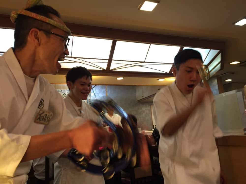 Happy Birthday at a Sushi Restaurant - Miranda Loves Travelling