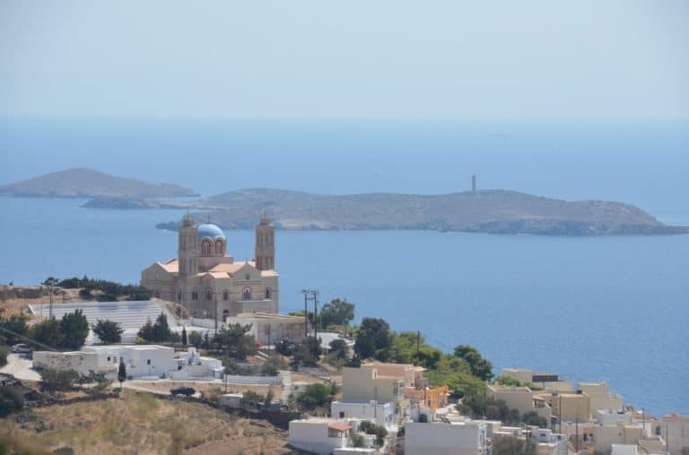 Greece, Syros, Ano Syros – view, Sept.2013 (Syros)