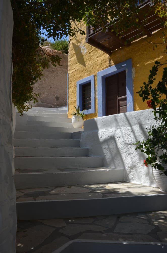 Greece, Syros, Ano Syros – white stairs, Sept.2013 (Syros)