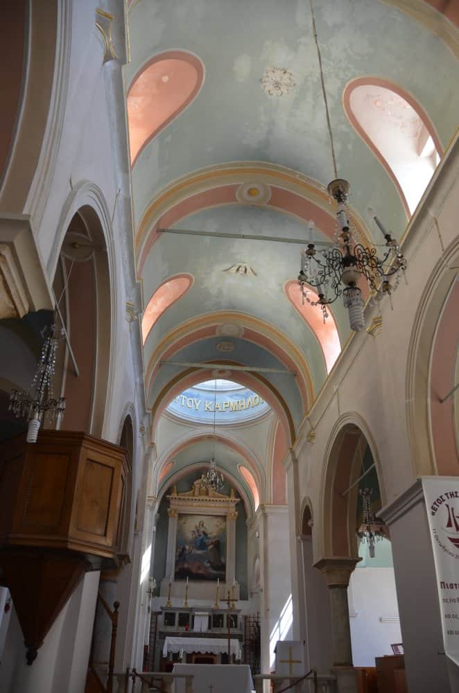 Greece, Syros, Ano Syros – inside church, Sept.2013 (Syros)