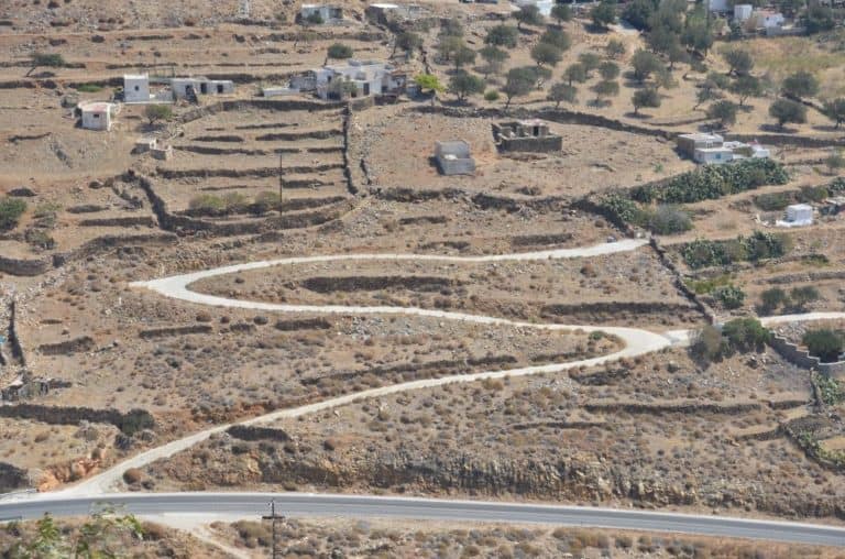 Greece, Syros, Ano Syros – road, Sept.2013 (Syros)