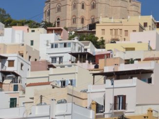 ギリシャ、シロス、アノ・シロス－かわいい窓 2013年9月