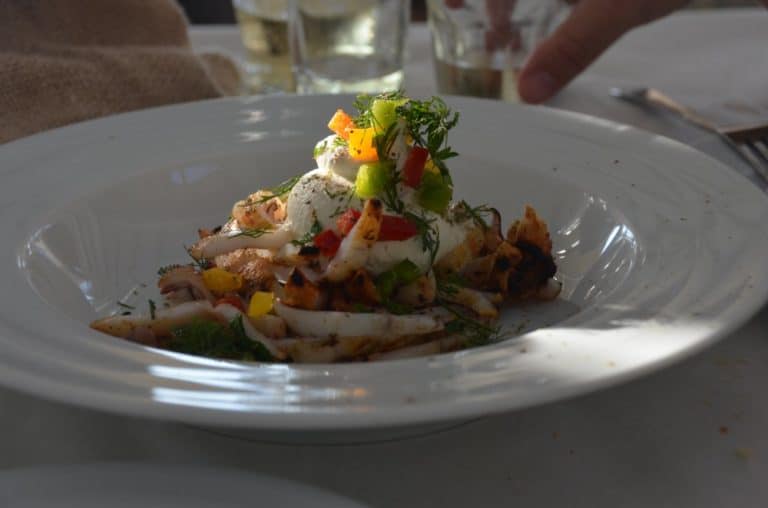Greece, Syros, Kini – seafood salad, Sept.2013 (Syros)