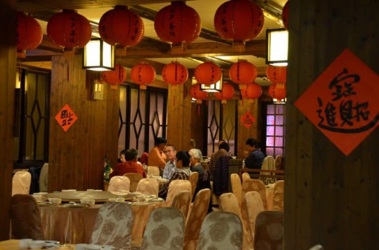 Taiwan, Jiufen – ristorante, dicembre 2012
