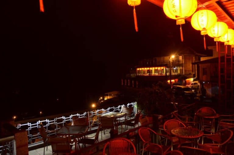 Taiwan, Jiufen – terrazza, dicembre 2012