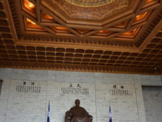 Il grandissimo Memorial Hall di Chiang Kai-shek a Taipei