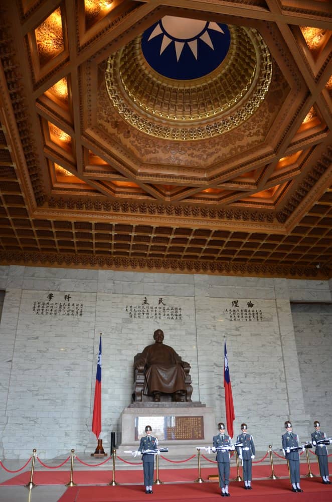 Il grandissimo Memorial Hall di Chiang Kai-shek a Taipei