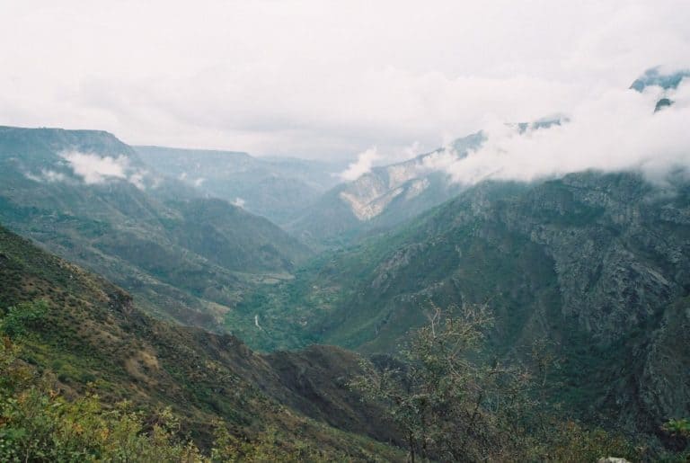 Armenia, Tatev – vista montana, autunno 2005