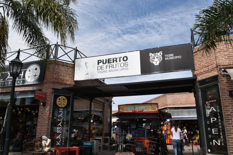 El mercado de Tigre, la ciudad principal de Delta