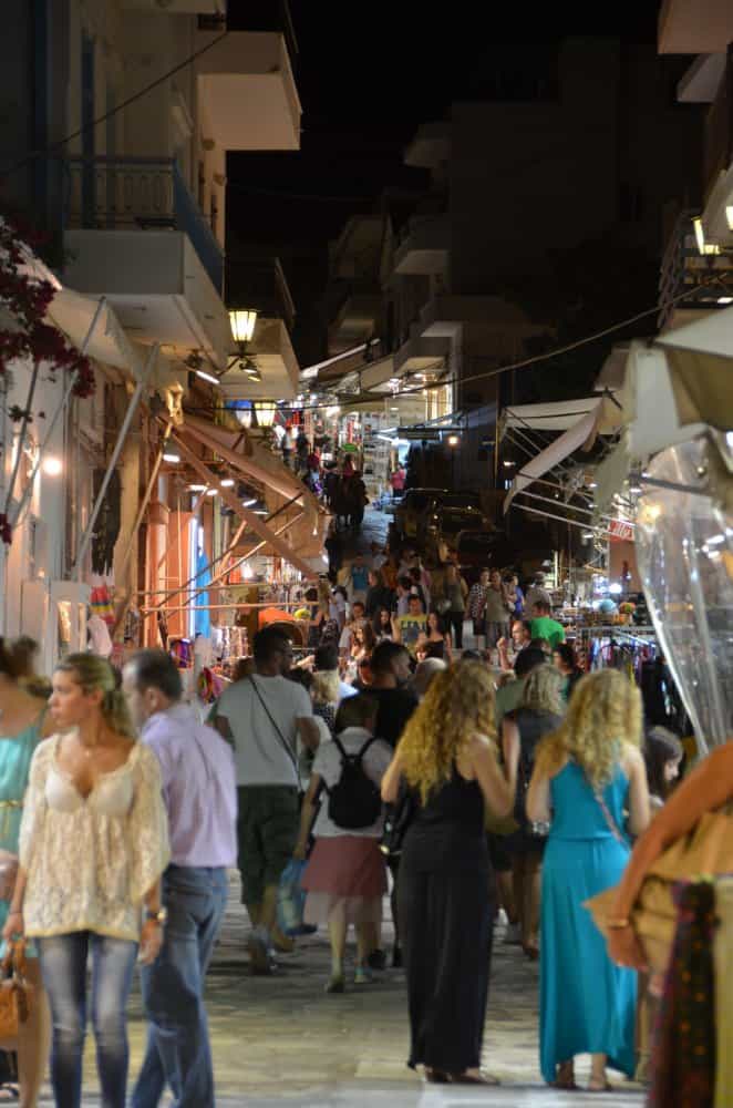 Grecia, Tinos – di notte, settembre 2013