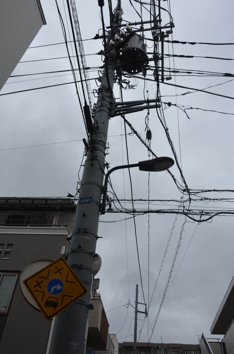 東京－電柱 2016年8月 (東京)