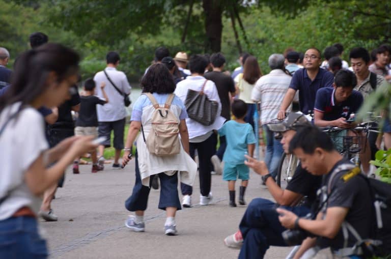 東京－上野、人々 2016年8月 (東京)