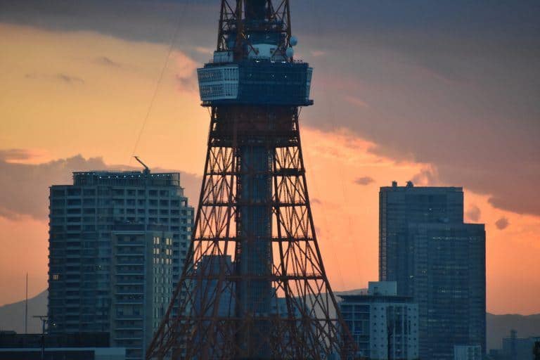 東京、銀座シックス－東京タワーの部分 2017年12月 (東京)