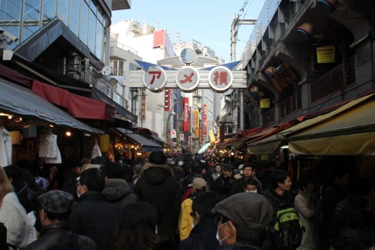 日本、東京－人ごみ１ 2014年12月 (東京)