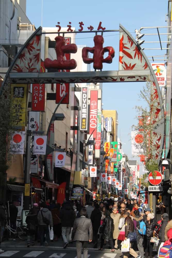 日本、東京－賑やかな通り 2014年12月 (東京)