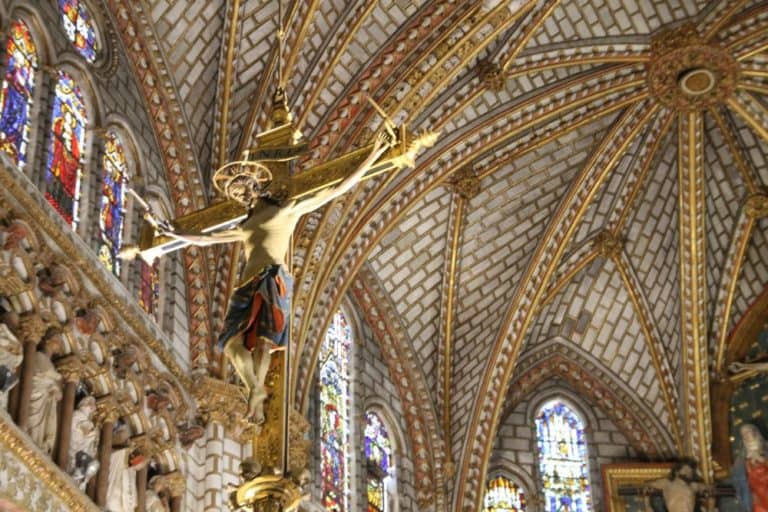 Spain, Toledo, cathedral – Christ, Mar.2014 (Toledo)