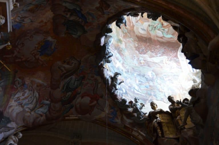 Spain, Toledo, cathedral – hole?, Mar.2014 (Toledo)