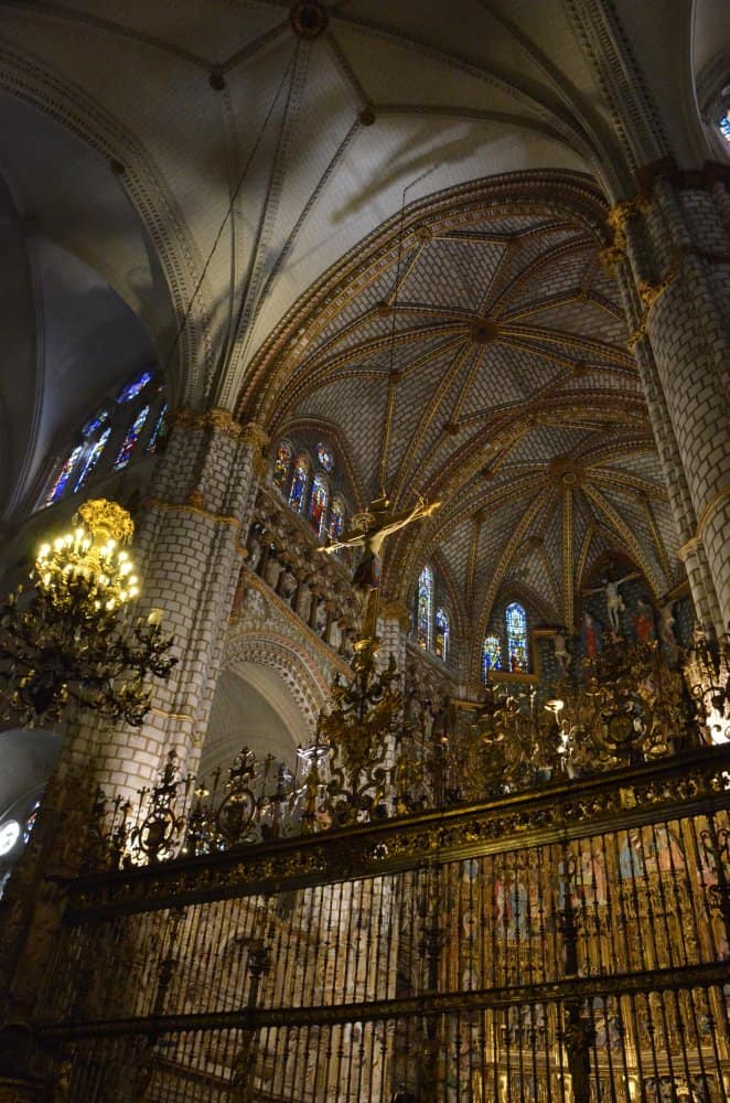 Spagna, Toledo, cattedrale – altare, mar. 2014 (Toledo)
