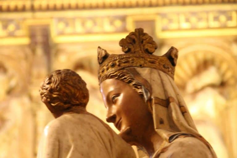 Spain, Toledo, cathedral – mother’s face, Mar.2014 (Toledo)