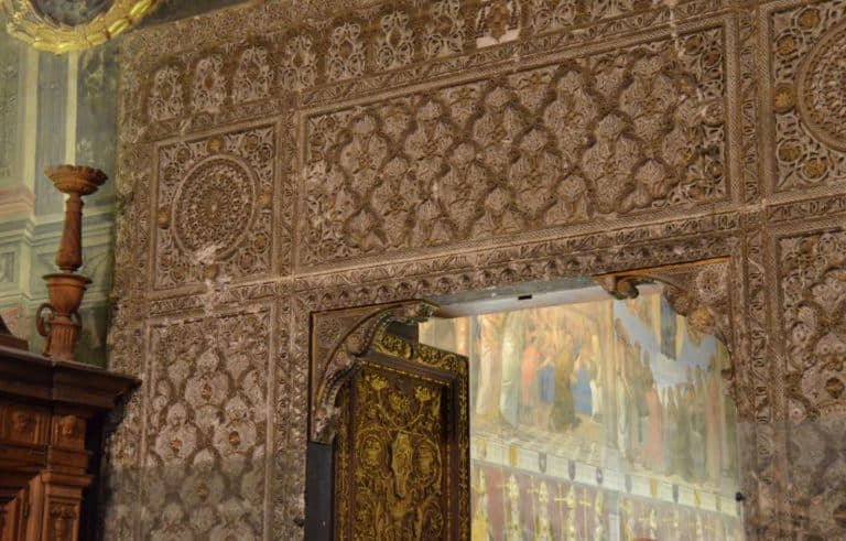 Spain, Toledo, cathedral – doorway, Mar.2014 (Toledo)
