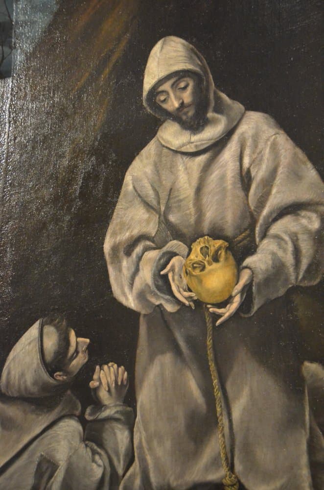 Spagna, Toledo, cattedrale – pittura di El Greco, mar. 2014 (Toledo)