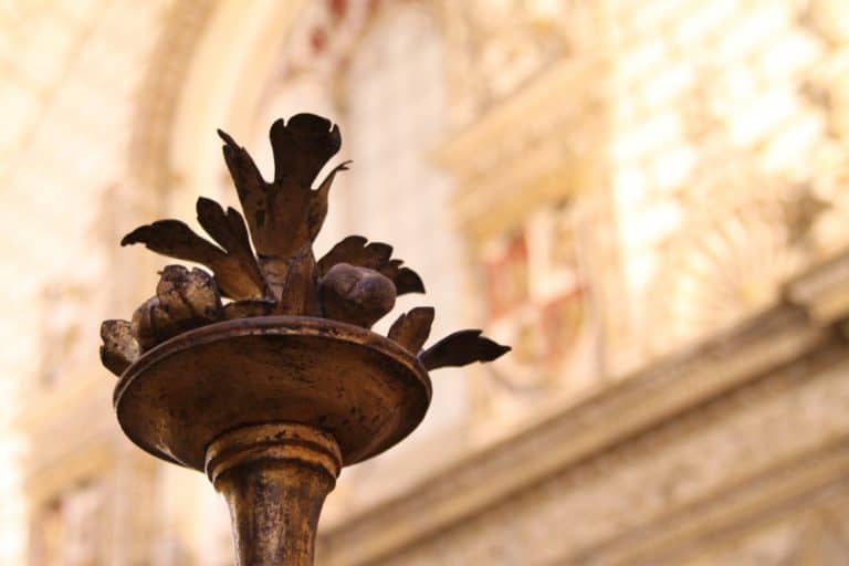 Spagna, Toledo, cattedrale – ornamento, mar. 2014 (Toledo)