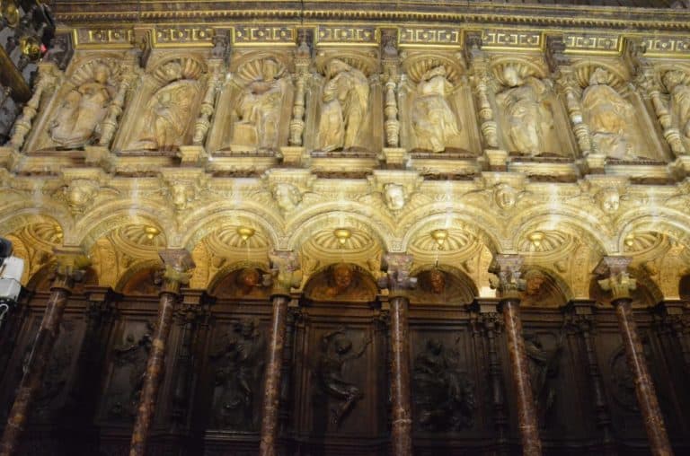 Spagna, Toledo, cattedrale – dettaglio nella cappella, mar. 2014 (Toledo)