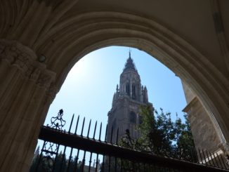 Spagna, Toledo, cattedrale – complicato intaglio, mar. 2014