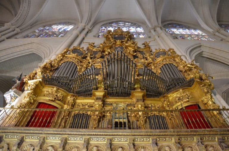 Spagna, Toledo, cattedrale – organo, mar. 2014 (Toledo)