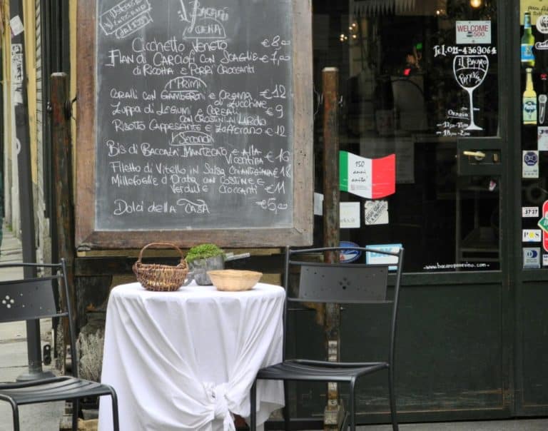Italia, Torino – esterno del ristorante, Feb.2015 (Torino)