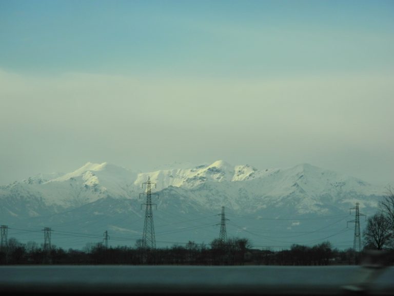 Italy, Turin – snow covered mountains, Feb.2015 (Turín)