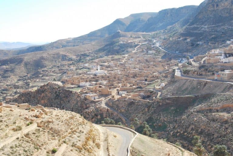 Tunisia, Toujane – view, Dec.2008