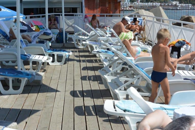 Ukraine, Yalta – sun bathing place, July 2013 (Yalta)