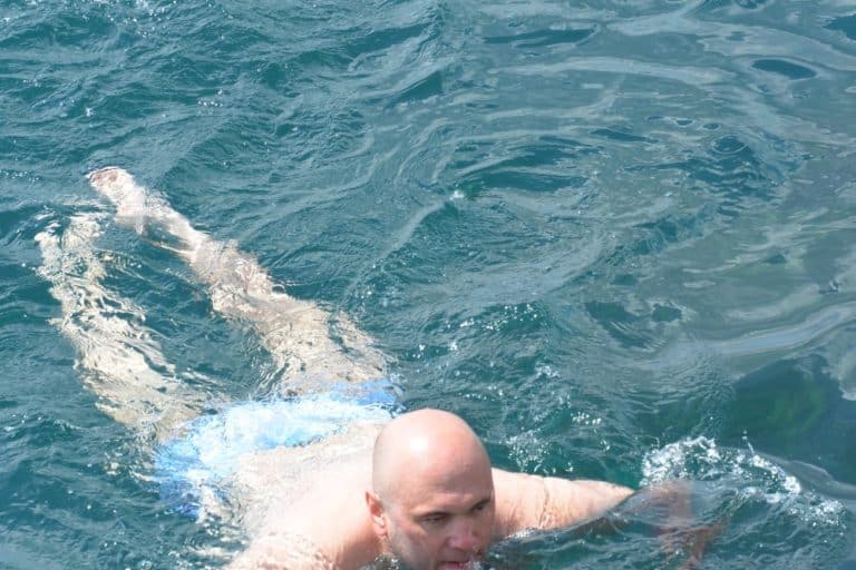 Ukraine, Yalta – a bald man, July 2013 (Yalta)