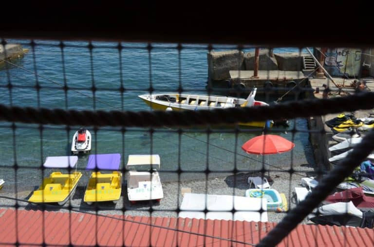 Ukraine, Yalta – behind the net, July 2013 (Yalta)