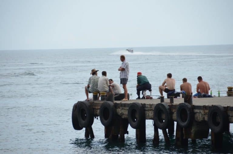 Ukraine, Yalta – pier, July 2013 (Yalta)