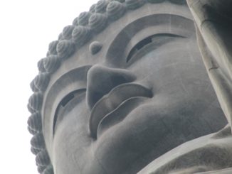E’ meglio una statua più grande è meglio? a Ibaraki in Giappone