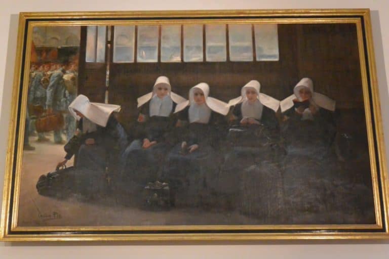 museum – picture of nuns, Feb.2016 (Valencia)