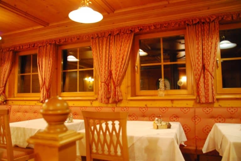 Italy, Valle di Casies – dining room, Oct.2014 (South Tyrol)