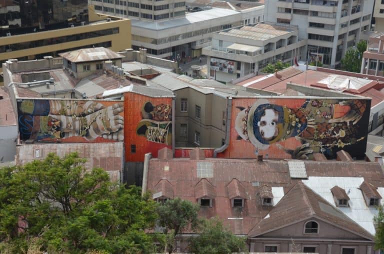 Concepcion – murali in città, Dic.2015 (Valparaiso)