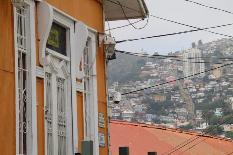 Concepcion – yellow house and view, Dec.2015 (Valparaiso)