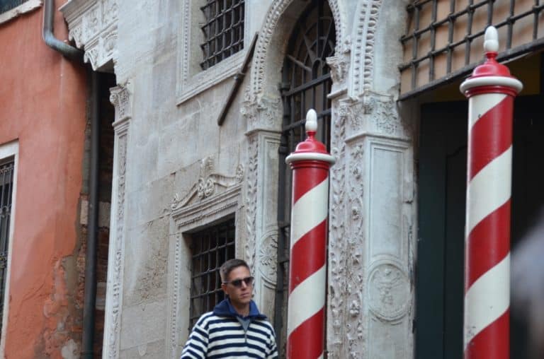gondola – pali e gondoliere, Ott.2015 (Venezia)