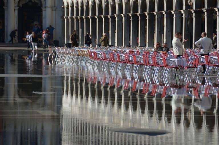 San Marco – reflection of chairs, Oct.2015 (Venice)
