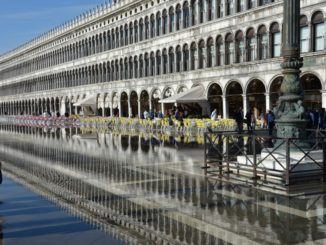 Una leggera Acqua Alta a Venezia