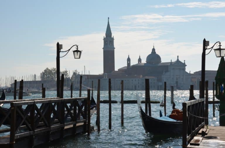 San Marco – lamps and San Giorgio Maggiore, Oct.2015 (Venice)