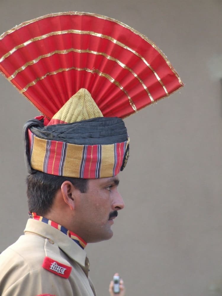 Ceremony at the border