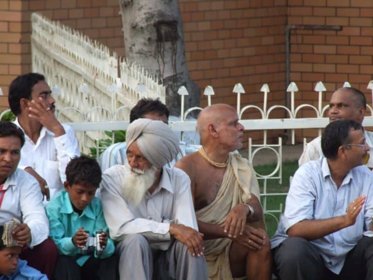 India, Wagah – persone, set. 2006 (Amritsar)